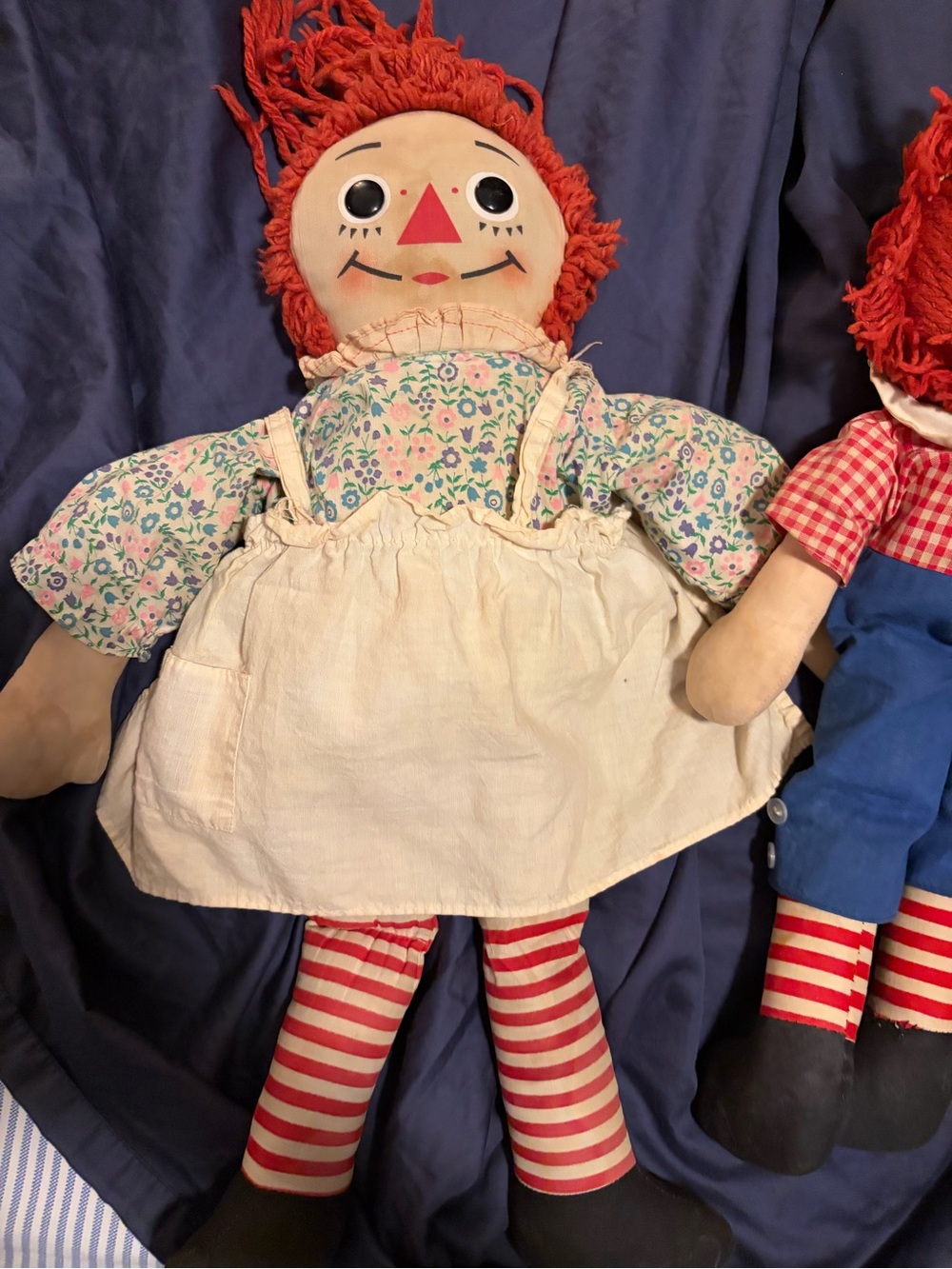 knickerbocker raggedy ann and Andy 18" Vintage